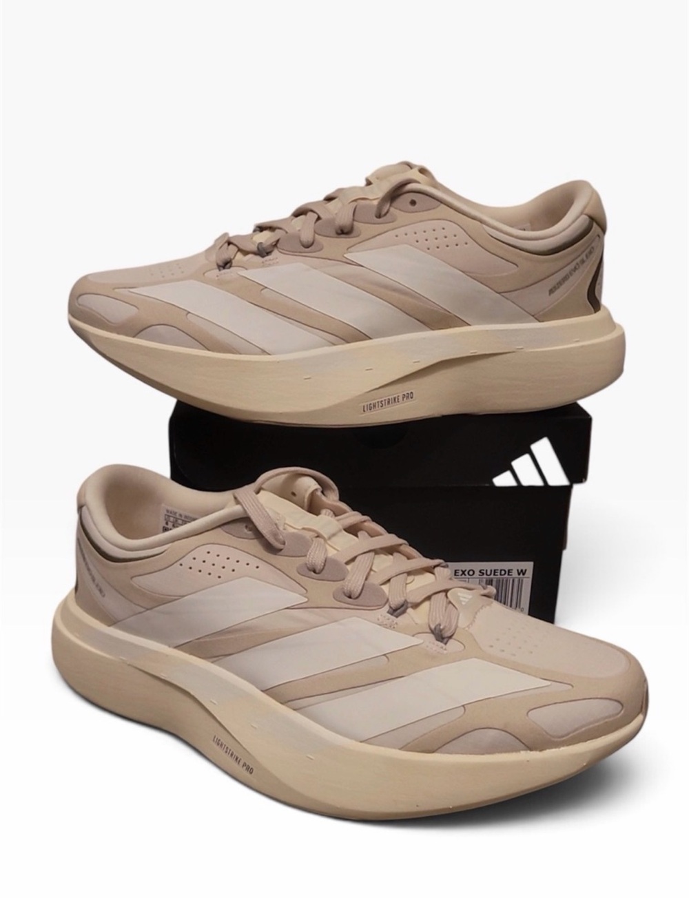 New Adidas Women’s Adizero EVO SL EXO Shoe - cream